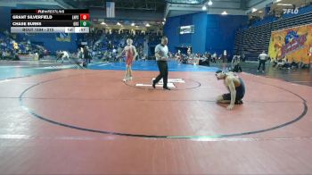 215 lbs Cons. Round 3 - Grant Silverfield, Lake Highland Preparatory School vs Chase Burns, Grassfield