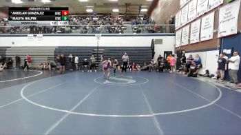 107 lbs Semifinal - Akeelah Gonzalez, Snake River Wrestling Club vs Maliya Halpin, Fighting Squirrels Wrestling Club
