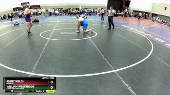 215A Quarterfinal - William Westbrook, Christian Brothers vs Jerry Welch, HARRAH