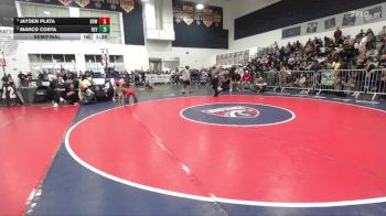 132 lbs Semifinal - Jayden Plata, Downey vs Marco Costa, Redlands East Valley