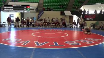 115 lbs Semifinals (8 Team) - Gage Staton, Scottsboro vs Stran Webb, Elmore County School