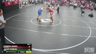 3A 215 lbs Quarterfinal - Cameron Jenkins, Palmetto vs Jeffery Burross, Loris