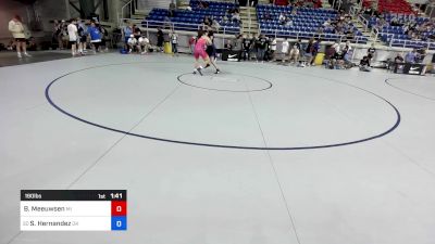 190 lbs Rnd Of 64 - Braylen Meeuwsen, MI vs Seth Hernandez, OK