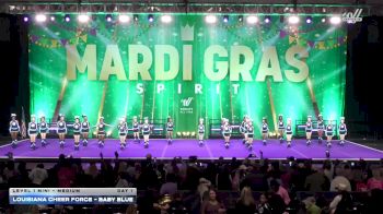 Louisiana Cheer Force - Baby Blue [2026 L1 Mini - Medium Day 1] 2026 Mardi Gras Grand Nationals