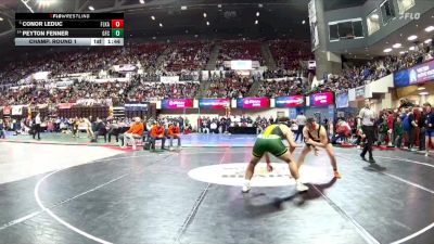 AA - 215 lbs Champ. Round 1 - Conor Leduc, Flathead (Kalispell) vs Peyton Fenner, Great Falls CMR