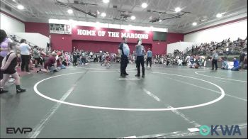 55 lbs Consi Of 4 - Emmalyn Gibson, Wolfpak Wrestling vs Logan Green, Ponca City Wildcat Wrestling