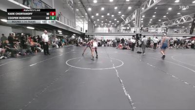 130 lbs Round 1 (10 Team) - Kade Chortanoff, Wayne Danger vs Cooper Rushton, Iron Horse White