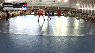 126 lbs Wade Stubbs, Kansas vs Braden Perez, Oklahoma Outlaws Blue