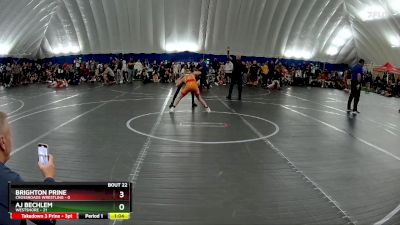 92 lbs Round 6 (8 Team) - AJ Bechlem, Westshore vs Brighton Prine, Crossroads Wrestling