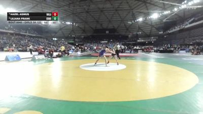 Girls 3A 125 lbs Cons. Round 4 - Liliana Frank, Edmonds-Woodway (Girls) vs Hazel Asmus, Walla Walla (Girls)