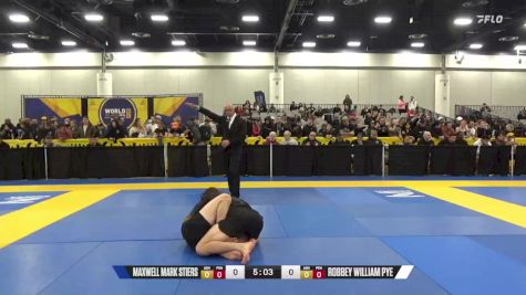 Robbey William Pye vs Maxwell Mark Stiers 2024 World IBJJF Jiu-Jitsu No-Gi Championship