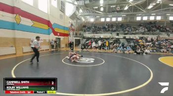 120 lbs Cons. Round 3 - Kolby Williams, Cheyenne East vs Campbell Smith, Central