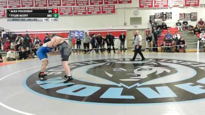 285 lbs Quarterfinal - Alex Poczobut, Spaulding vs Tyler Scott, Mt. Mansfield
