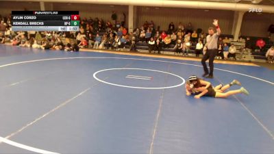 100 lbs Round 5 - Kendall Brecks, North Platte vs Aylin Corzo, Lexington