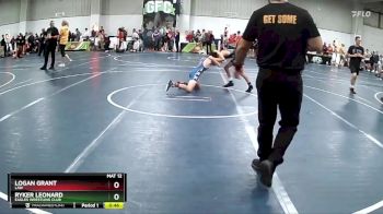 95 lbs Cons. Round 2 - Logan Grant, LAW vs Ryker Leonard, Eagles Wrestling Club