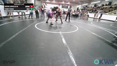 285 lbs Semifinal - Kevin Linville JR, Skiatook Youth Wrestling vs Cash Culie, Wagoner Takedown Club