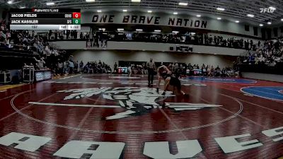 157 lbs Round 1 (16 Team) - Jack Kassler, St Francis School vs JACOB FIELDS, Commerce Hs