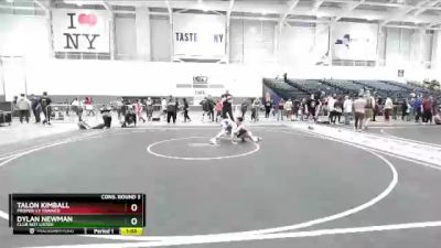 110 lbs Cons. Round 3 - Talon Kimball, Proper-ly Trained vs Dylan Newman, Club Not Listed