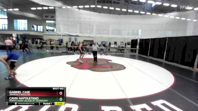 157 lbs Cons. Round 5 - Gabriel Case, Johnson & Wales (RI) vs Cavin Napoletano, Pennsylvania College Of Technology