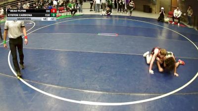 75 lbs Quarters - Kyston Carmona, Payson Lions Wrestling Club vs Beau Flynn, Champions Wrestling Club