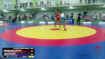 92kg Semifinal - Michealjeet Grewal, Guru Gobind Singh WC vs Armaan Bath, Canadian Mal Wrestling