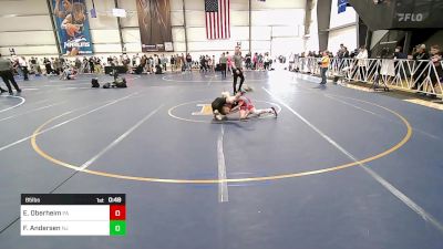 85 lbs Consolation - Eli Oberheim, PA vs Finn Andersen, NJ