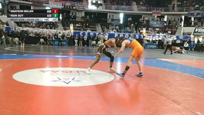 1A-4A 150 Cons. Semi - Kion Guy, Alexandria HS vs Grayson Miller, Orange Beach High School