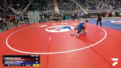 150 lbs 2nd Place Match - Christian Bailey, Touch Of Gold Wrestling Club vs Trenten Lumpkins, Rawlins Wrestling Club