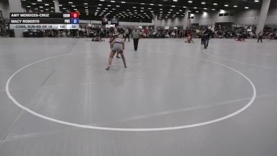 135 lbs Cons. Sub-rd Of 16 - Amy Mendoza-Cruz, Kearney High School Wrestling vs Macy Roberts, Pinnacle Wrestling Club