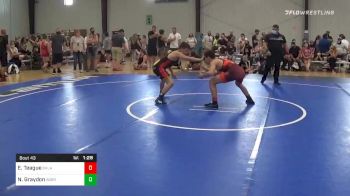 130 lbs Semifinal - Ethan Teague, Oklahoma vs Nickolas Graydon, Team Aggression