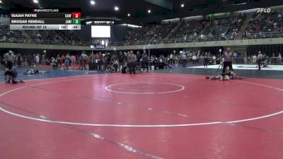 125 lbs Round Of 16 - Isaiah Payne, Canfield vs Brogan Kendall, Jamison
