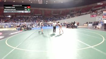 3A Boys 113 lbs Champ. Round 1 - Zander Cate, Scio Boys vs Bryson Boyles, Pleasant Hill Boys
