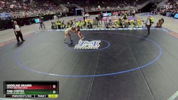 1st Place Match - Fabi Cortez, Grand Island Girls vs Addeline Graser, Omaha Westside Girls