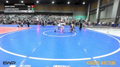 145 lbs Quarterfinal - Noah Lopez, Pounders WC vs Landyn Philpott, Indendent