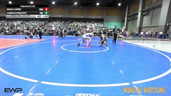 145 lbs Quarterfinal - Noah Lopez, Pounders WC vs Landyn Philpott, Indendent