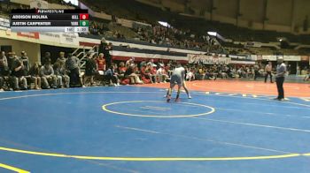 113 lbs Champ Round 1 (16 Team) - Justin Carpenter, York vs Addison Molina, Kellam