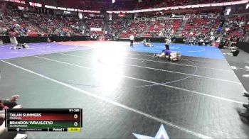 D1-285 lbs Cons. Round 1 - Talan Summers, Franklin vs Brandon Wraalstad, Oconomowoc