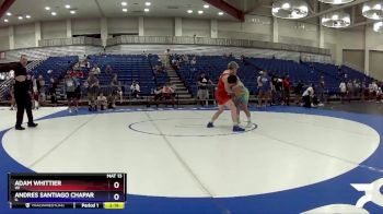 144 lbs 3rd Place Match - Adam Whittier, WI vs Andres Santiago Chaparro Urrego, IL