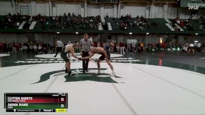 149 lbs Cons. Semi - Cutter Sheets, Oklahoma State vs Derek Raike, Ohio