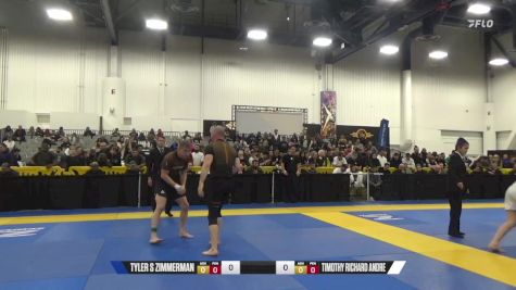 Timothy Richard Andre vs Tyler S Zimmerman 2024 World IBJJF Jiu-Jitsu No-Gi Championship