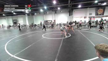 116 lbs Consi Of 4 - Arriana Sandoval, Threshold WC vs Willow Clark, Falls Academy