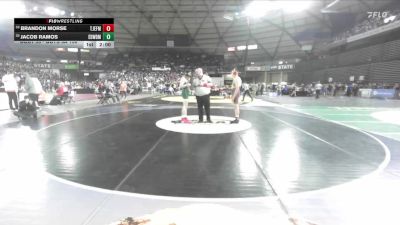 Boys 3A 150 lbs Champ. Round 1 - Jacob Ramos, Edmonds-Woodway vs Brandon Morse, Thomas Jefferson