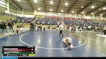 55 lbs Semifinal - Quinton Robison, Westlake vs Nixon Hamilton, Evanston Elite Wrestling Club