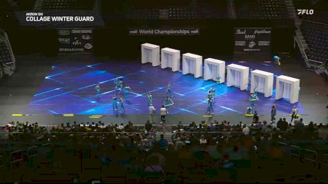 Collage Winter Guard "Akron OH" at 2026 WGI Guard World Championships