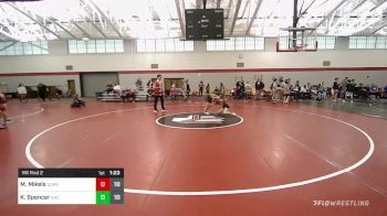 95 lbs Rr Rnd 2 - Madi Mikels, Supreme CA vs Kolton Spencer, EAC D.Z.