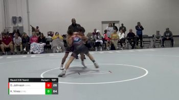 132 lbs Round 3 (6 Team) - Dawson Johnson, Team Carnage vs Kiowa Vines, Stronghold