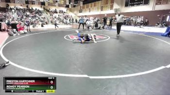 77 lbs Semifinal - Preston Kartchner, Granite Wrestling Club vs Rowdy Pearson, Peterson Grapplers