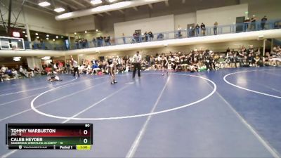 80 lbs Finals (2 Team) - Tommy Warburton, JWC vs Caleb Heyder, Sanderson Wrestling Academy