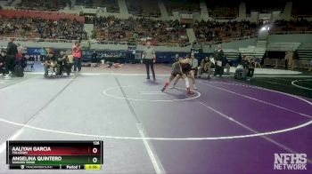 126 lbs Cons. Round 2 - Aaliyah Garcia, Tolleson vs Angelina Quintero, Shadow Ridge