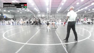145 lbs Quarterfinal - Hudson Holman, Quest School Of Wrestling Gold vs Cole Householder, 4M Power